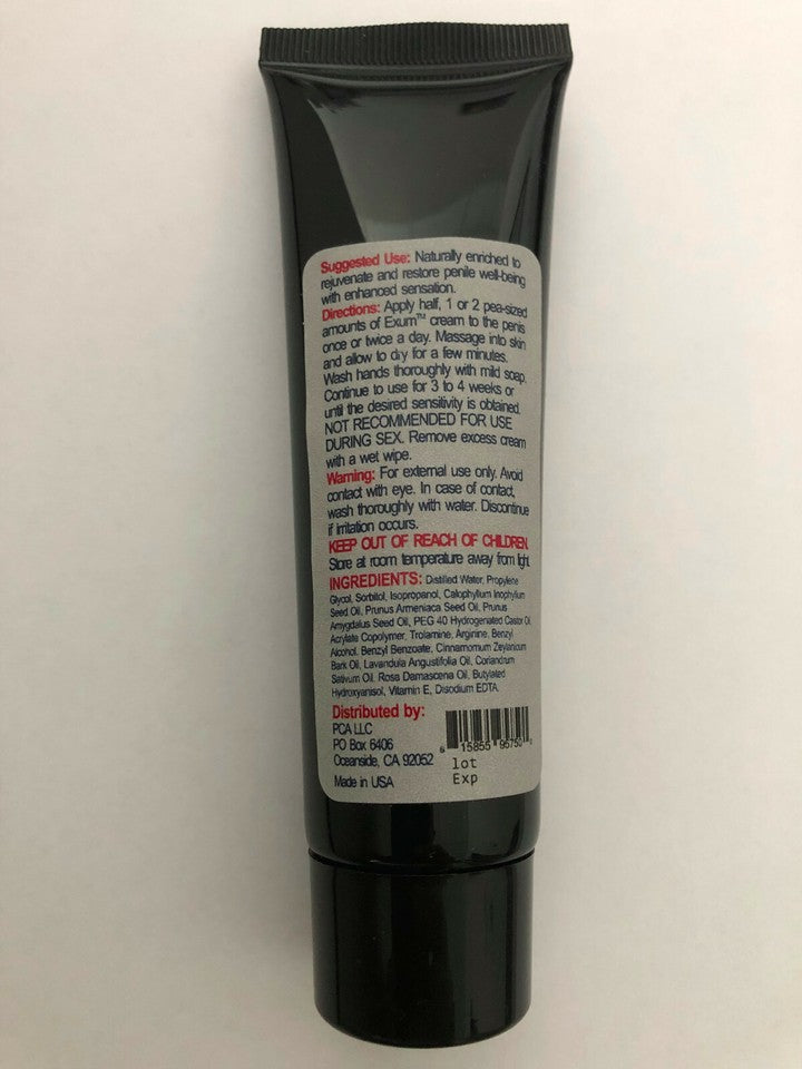 EXUM Cream - The Best Natural Penile Skin Care and Sensitivity Enhancing Cream